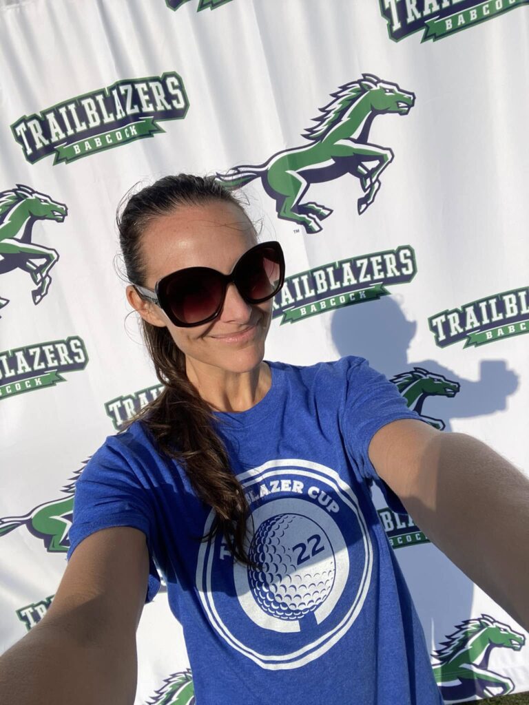 Mandy Carter volunteer for annual Trailblazer cup