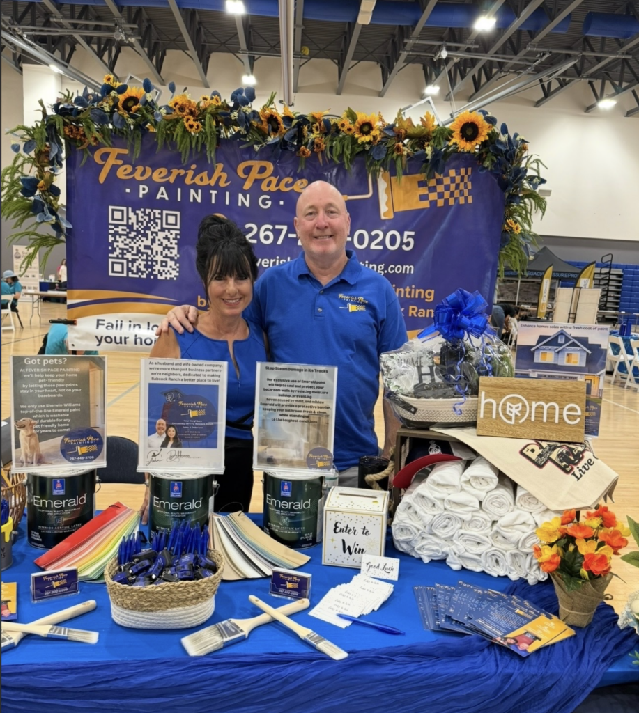 JOHN AND DEBBIANN HABERKERN OF FEVERISH PACE PAINTING
