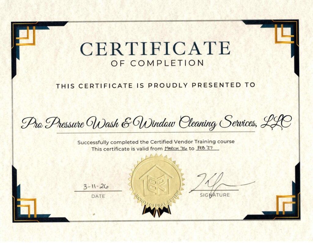 Pro Pressure Wash and Window Cleaning Services in Babcock Ranch